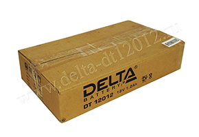 Упаковка аккумулятора Delta DT 12012