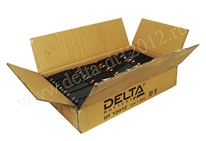 Упаковка аккумулятора Delta DT 12012